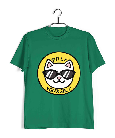 Cats BILLI IN YOURSELF The classics Casual Graphic Printed T-Shirt for Men